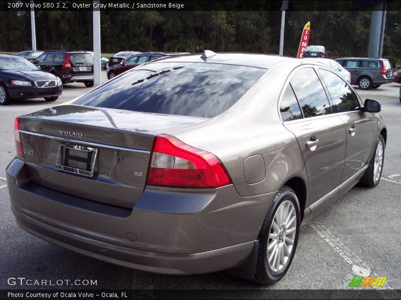 Oyster Gray Metallic / Sandstone Beige 2007 Volvo S80 3.2