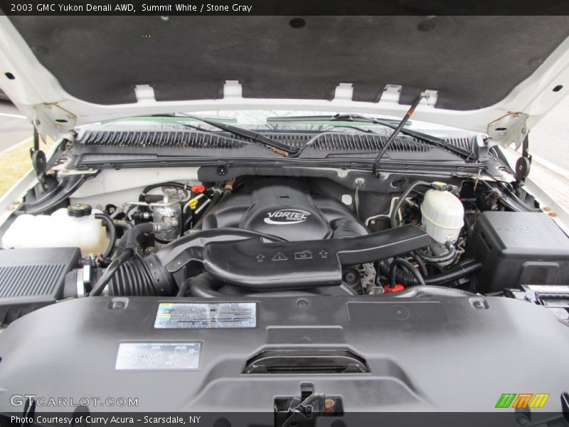 Summit White / Stone Gray 2003 GMC Yukon Denali AWD