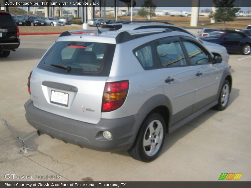 Platinum Silver / Graphite Black 2006 Pontiac Vibe