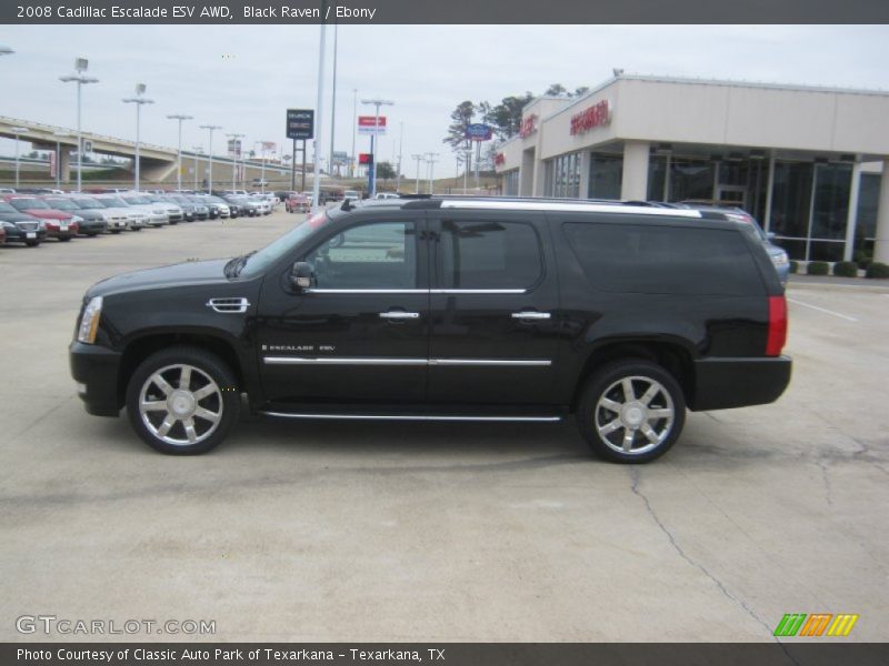Black Raven / Ebony 2008 Cadillac Escalade ESV AWD