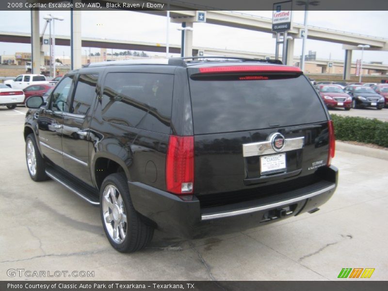 Black Raven / Ebony 2008 Cadillac Escalade ESV AWD