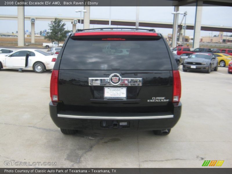 Black Raven / Ebony 2008 Cadillac Escalade ESV AWD