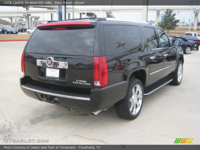 Black Raven / Ebony 2008 Cadillac Escalade ESV AWD