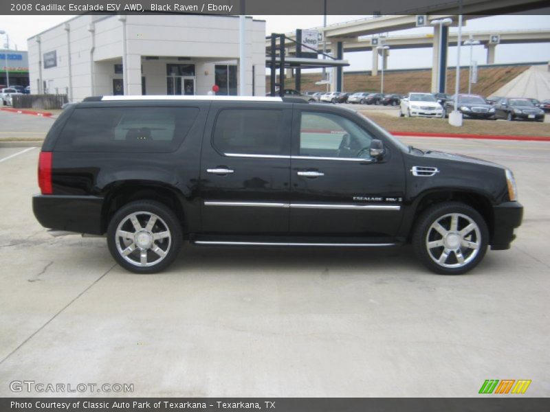 Black Raven / Ebony 2008 Cadillac Escalade ESV AWD