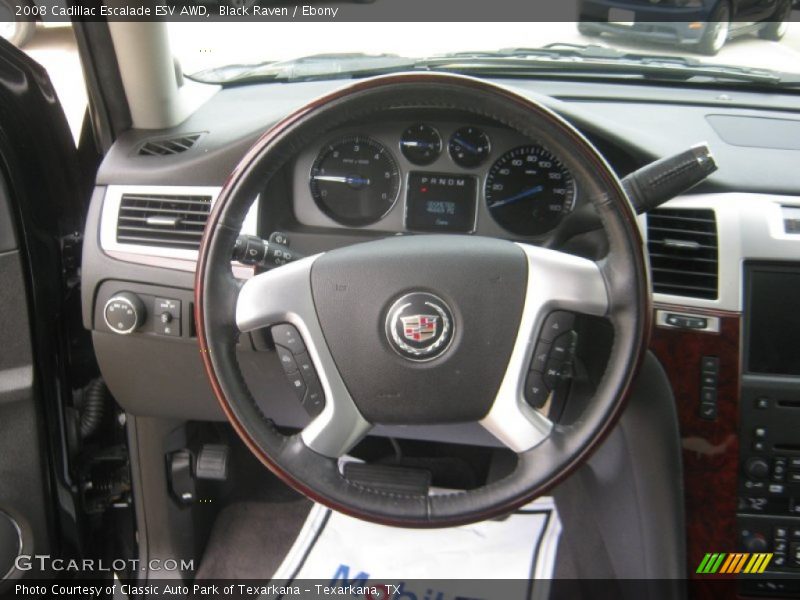 Black Raven / Ebony 2008 Cadillac Escalade ESV AWD