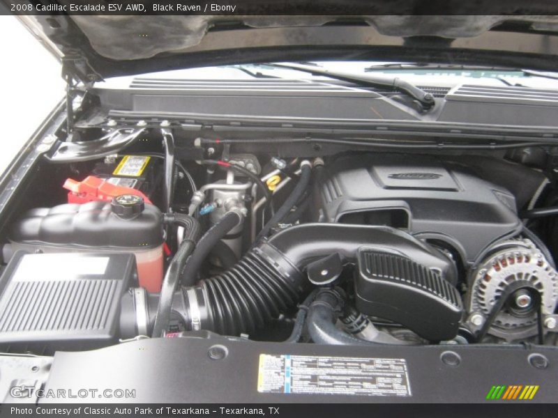 Black Raven / Ebony 2008 Cadillac Escalade ESV AWD