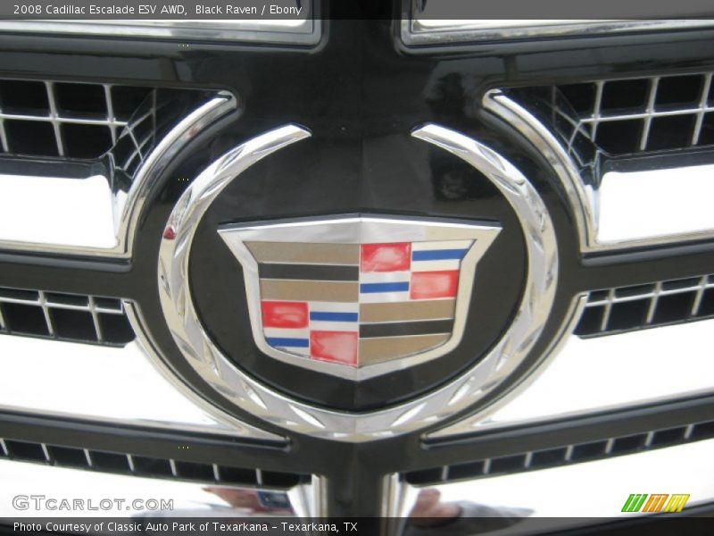 Black Raven / Ebony 2008 Cadillac Escalade ESV AWD