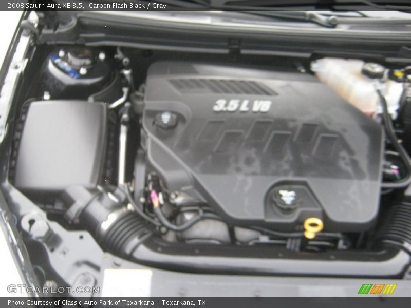 Carbon Flash Black / Gray 2008 Saturn Aura XE 3.5