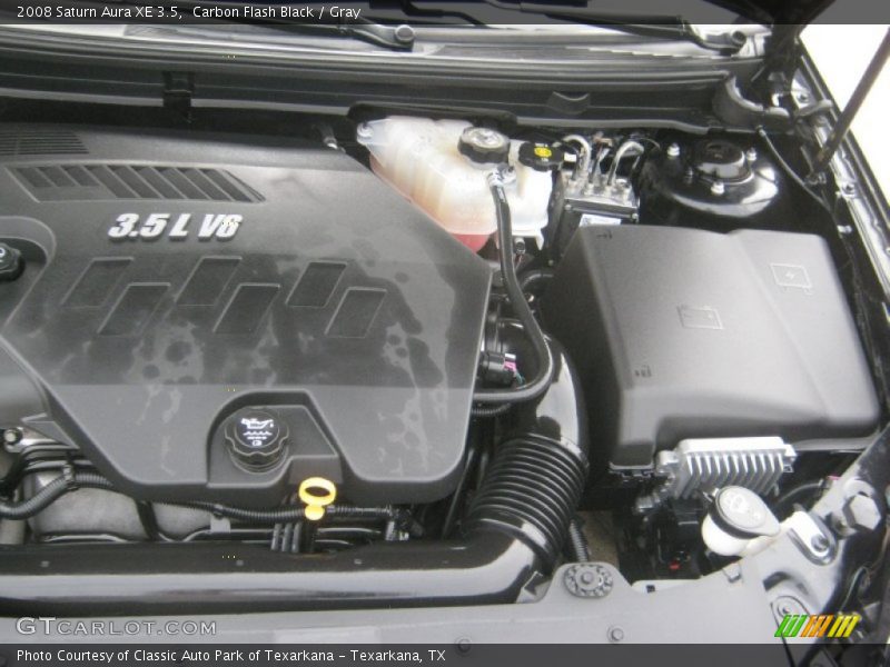 Carbon Flash Black / Gray 2008 Saturn Aura XE 3.5