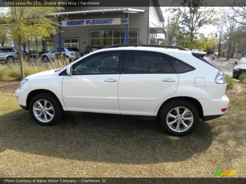 Crystal White Mica / Parchment 2009 Lexus RX 350