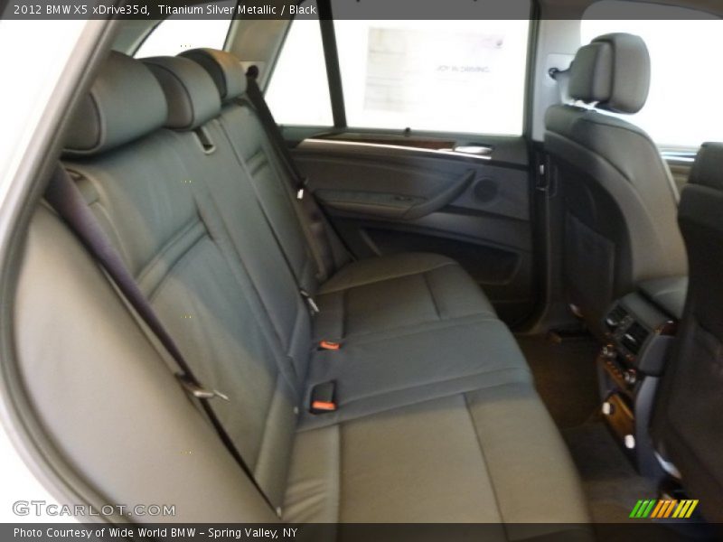 Titanium Silver Metallic / Black 2012 BMW X5 xDrive35d
