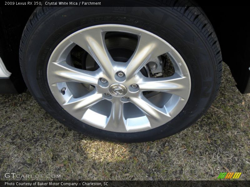 Crystal White Mica / Parchment 2009 Lexus RX 350