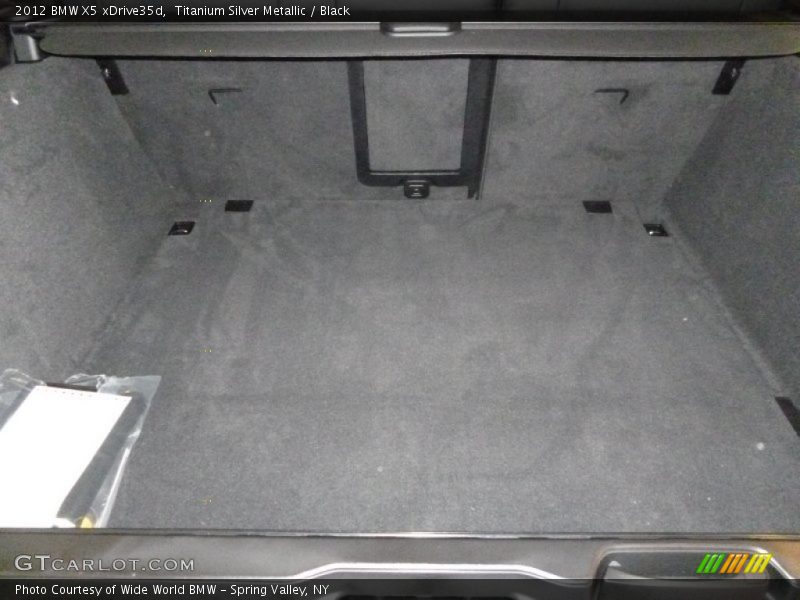 Titanium Silver Metallic / Black 2012 BMW X5 xDrive35d
