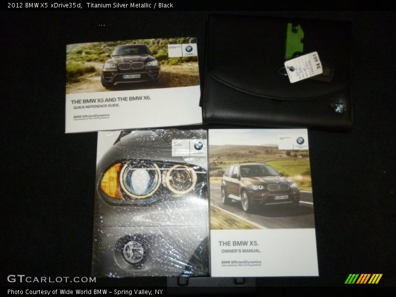 Titanium Silver Metallic / Black 2012 BMW X5 xDrive35d