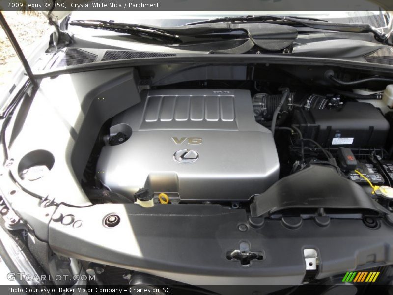Crystal White Mica / Parchment 2009 Lexus RX 350