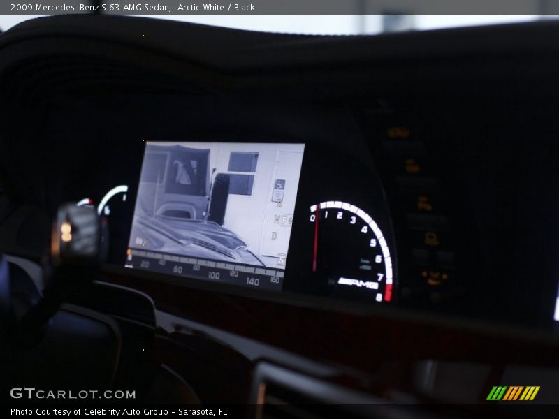 Arctic White / Black 2009 Mercedes-Benz S 63 AMG Sedan
