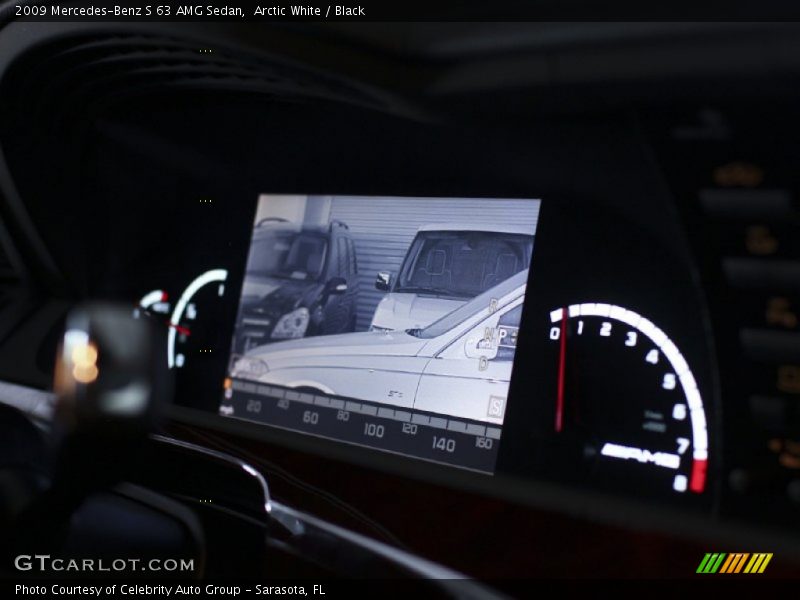 Arctic White / Black 2009 Mercedes-Benz S 63 AMG Sedan