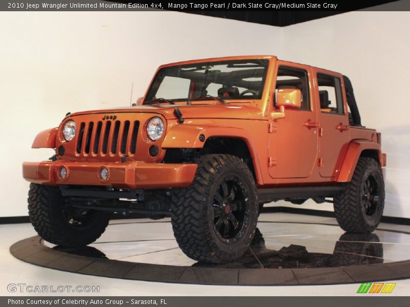 Front 3/4 View of 2010 Wrangler Unlimited Mountain Edition 4x4