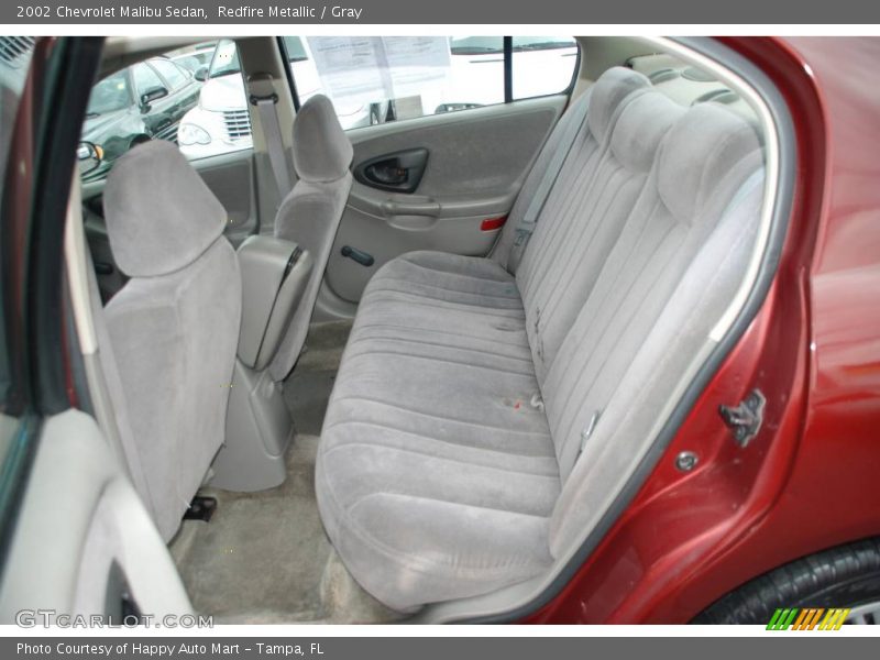 Redfire Metallic / Gray 2002 Chevrolet Malibu Sedan