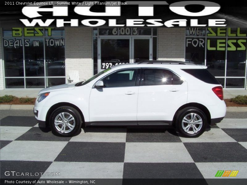 Summit White / Light Titanium/Jet Black 2011 Chevrolet Equinox LT