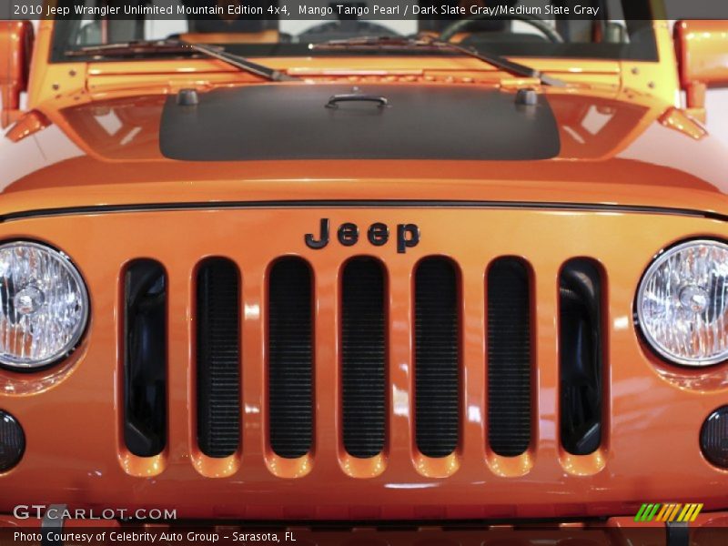 Mango Tango Pearl / Dark Slate Gray/Medium Slate Gray 2010 Jeep Wrangler Unlimited Mountain Edition 4x4