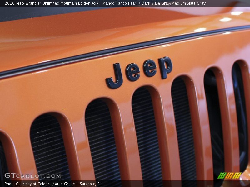 Mango Tango Pearl / Dark Slate Gray/Medium Slate Gray 2010 Jeep Wrangler Unlimited Mountain Edition 4x4