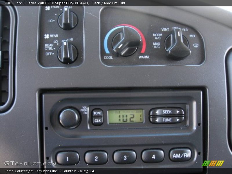 Black / Medium Flint 2003 Ford E Series Van E350 Super Duty XL 4WD