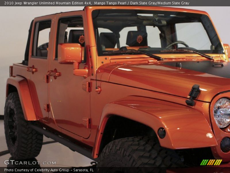 Mango Tango Pearl / Dark Slate Gray/Medium Slate Gray 2010 Jeep Wrangler Unlimited Mountain Edition 4x4