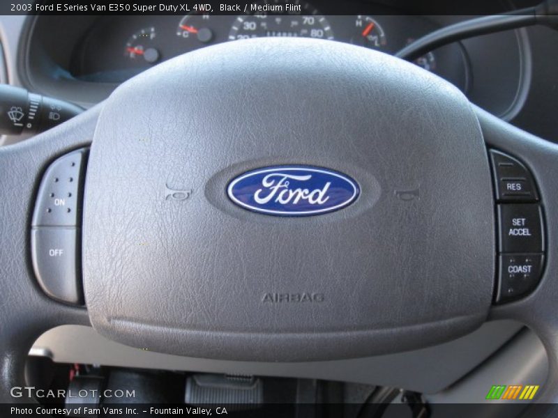 Black / Medium Flint 2003 Ford E Series Van E350 Super Duty XL 4WD