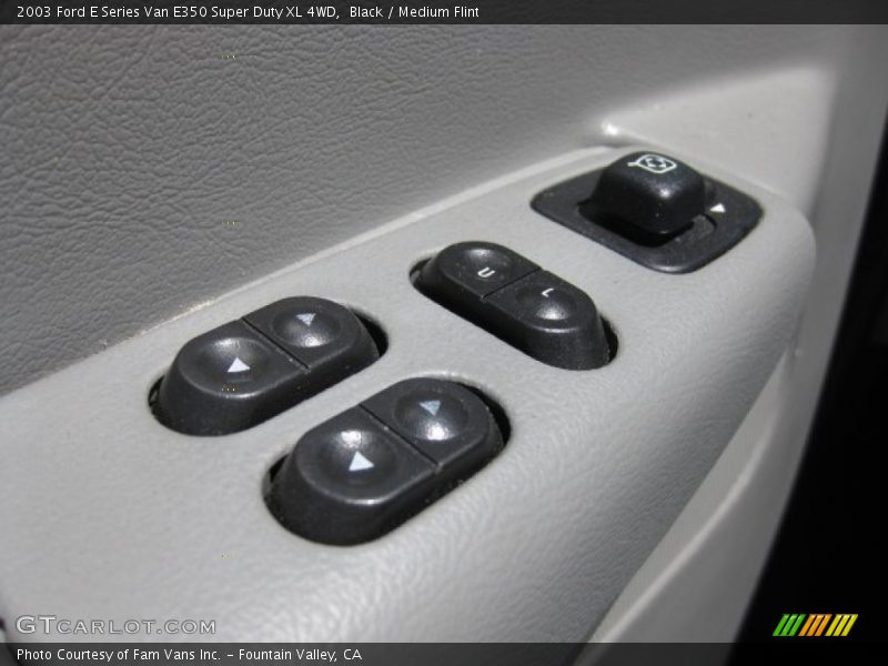 Black / Medium Flint 2003 Ford E Series Van E350 Super Duty XL 4WD