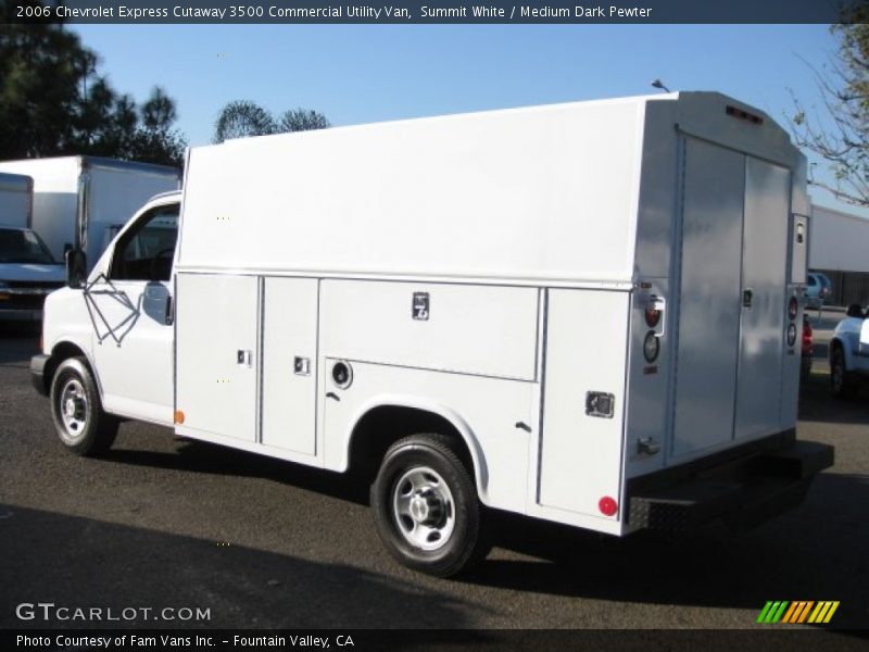  2006 Express Cutaway 3500 Commercial Utility Van Summit White