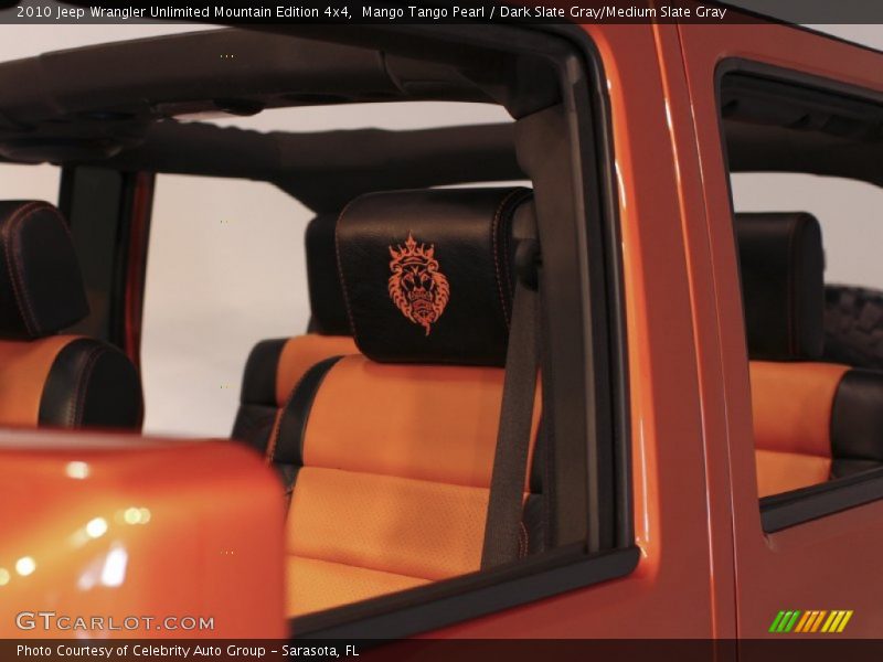 Mango Tango Pearl / Dark Slate Gray/Medium Slate Gray 2010 Jeep Wrangler Unlimited Mountain Edition 4x4