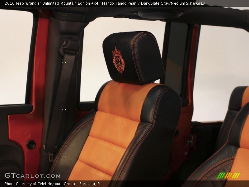 Mango Tango Pearl / Dark Slate Gray/Medium Slate Gray 2010 Jeep Wrangler Unlimited Mountain Edition 4x4