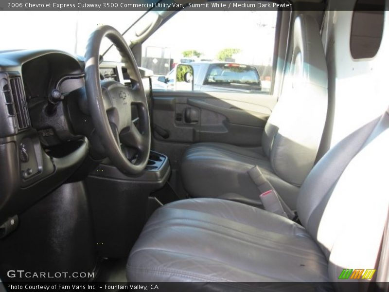Summit White / Medium Dark Pewter 2006 Chevrolet Express Cutaway 3500 Commercial Utility Van