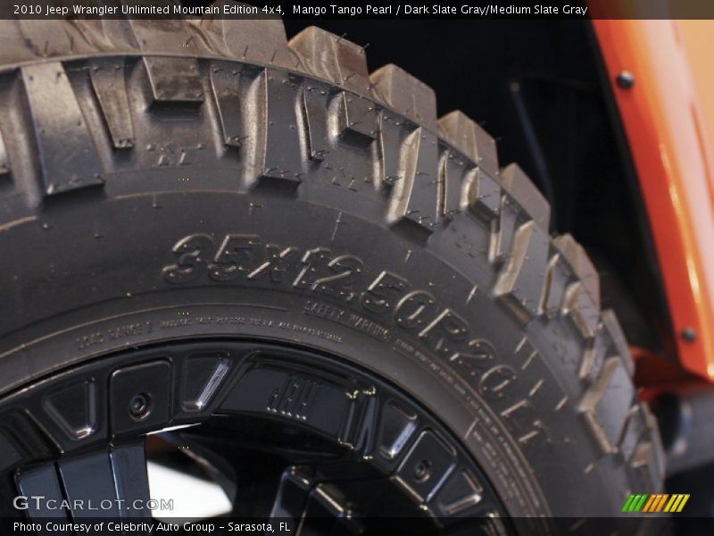 Mango Tango Pearl / Dark Slate Gray/Medium Slate Gray 2010 Jeep Wrangler Unlimited Mountain Edition 4x4
