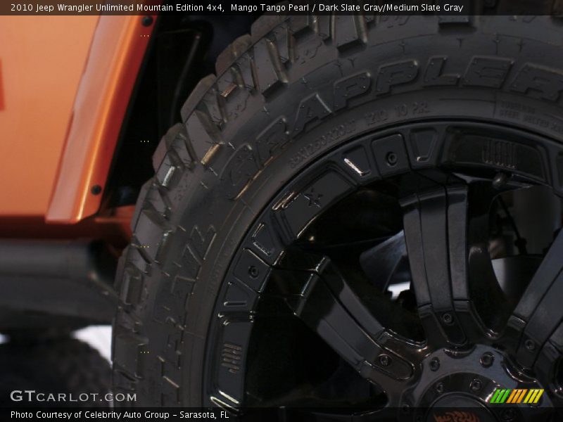 Mango Tango Pearl / Dark Slate Gray/Medium Slate Gray 2010 Jeep Wrangler Unlimited Mountain Edition 4x4