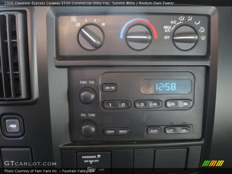 Summit White / Medium Dark Pewter 2006 Chevrolet Express Cutaway 3500 Commercial Utility Van