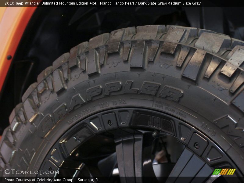 Mango Tango Pearl / Dark Slate Gray/Medium Slate Gray 2010 Jeep Wrangler Unlimited Mountain Edition 4x4