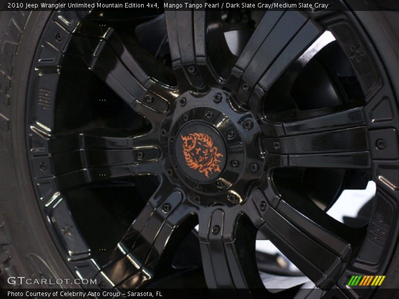 Mango Tango Pearl / Dark Slate Gray/Medium Slate Gray 2010 Jeep Wrangler Unlimited Mountain Edition 4x4