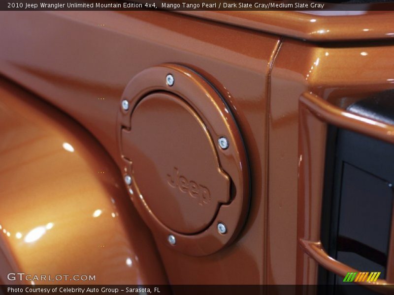 Mango Tango Pearl / Dark Slate Gray/Medium Slate Gray 2010 Jeep Wrangler Unlimited Mountain Edition 4x4