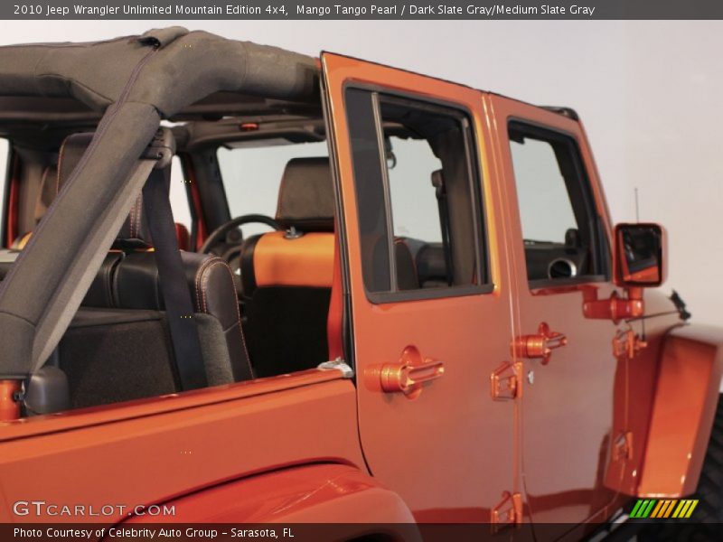 Mango Tango Pearl / Dark Slate Gray/Medium Slate Gray 2010 Jeep Wrangler Unlimited Mountain Edition 4x4