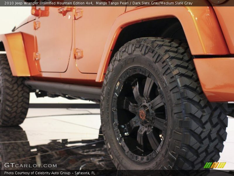 Mango Tango Pearl / Dark Slate Gray/Medium Slate Gray 2010 Jeep Wrangler Unlimited Mountain Edition 4x4