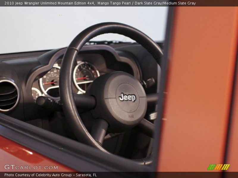 Mango Tango Pearl / Dark Slate Gray/Medium Slate Gray 2010 Jeep Wrangler Unlimited Mountain Edition 4x4
