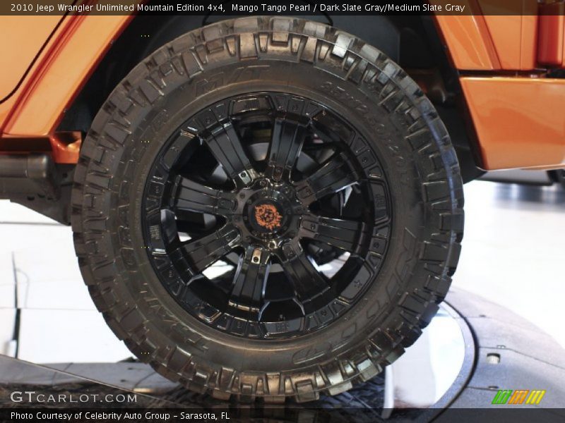 Custom Wheels of 2010 Wrangler Unlimited Mountain Edition 4x4