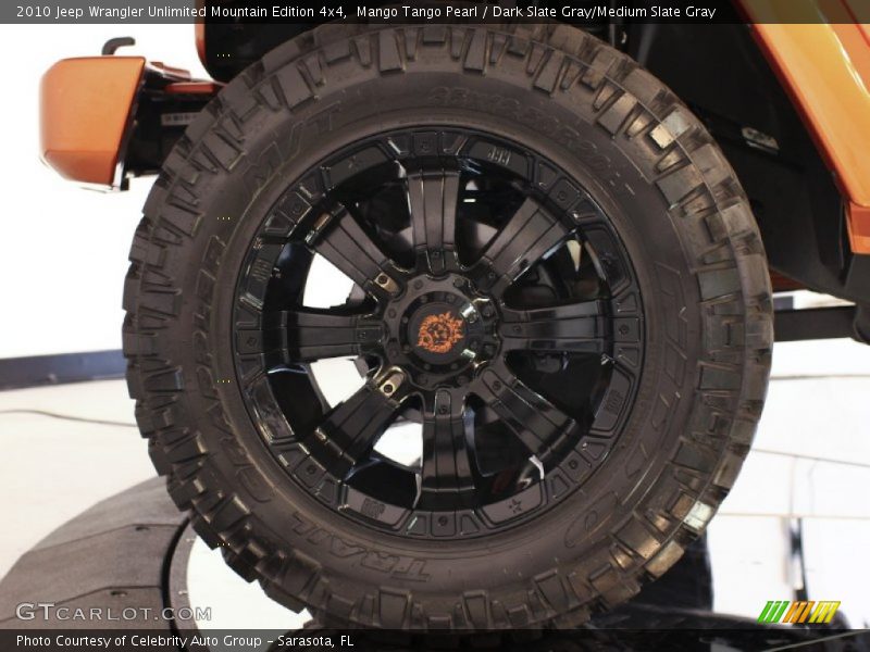 Custom Wheels of 2010 Wrangler Unlimited Mountain Edition 4x4