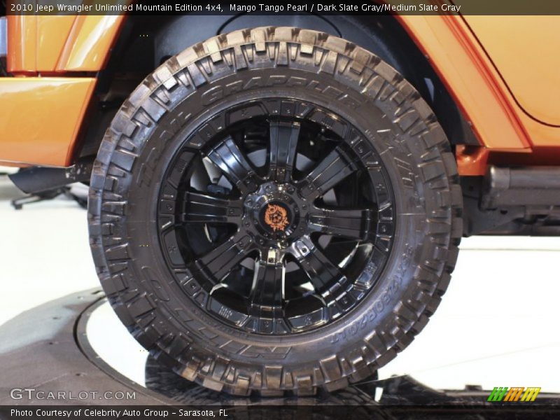 Custom Wheels of 2010 Wrangler Unlimited Mountain Edition 4x4