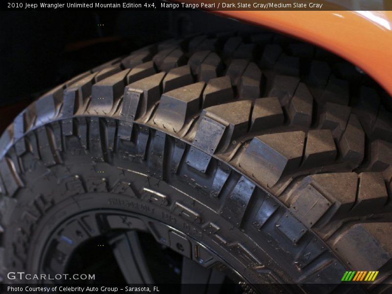 Mango Tango Pearl / Dark Slate Gray/Medium Slate Gray 2010 Jeep Wrangler Unlimited Mountain Edition 4x4