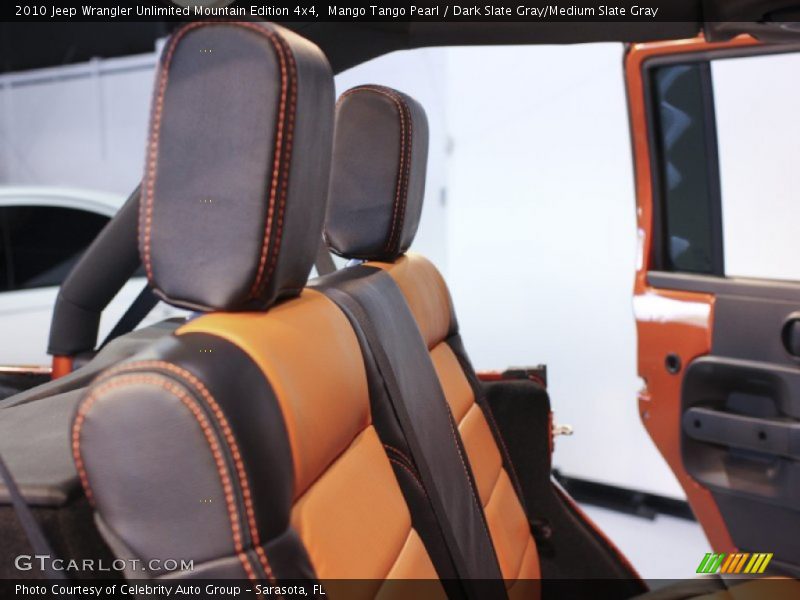 Mango Tango Pearl / Dark Slate Gray/Medium Slate Gray 2010 Jeep Wrangler Unlimited Mountain Edition 4x4