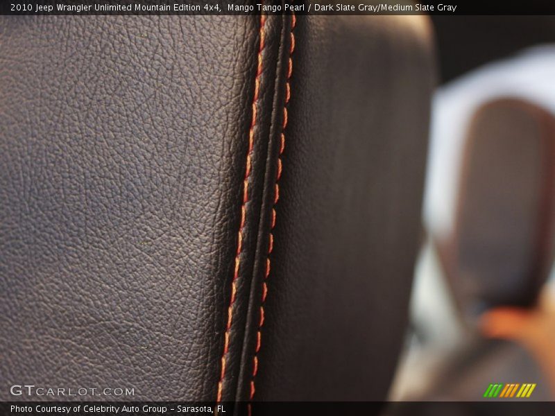 Mango Tango Pearl / Dark Slate Gray/Medium Slate Gray 2010 Jeep Wrangler Unlimited Mountain Edition 4x4