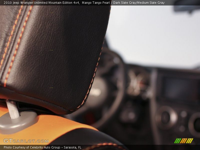 Mango Tango Pearl / Dark Slate Gray/Medium Slate Gray 2010 Jeep Wrangler Unlimited Mountain Edition 4x4